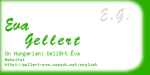 eva gellert business card